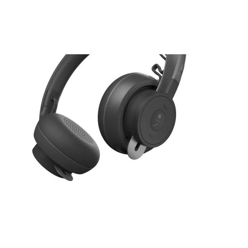 Logitech Zone Wireless MS 981-000854 ausinės su mikrofonu, Bluetooth, ant ausų, aktyvus triukšmo slopinimas, belaidis Qi krovimas, Microsoft Teams, grafitinės