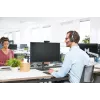 LOGITECH Zone Wired – ausinės su mikrofonu, USB-C / USB-A, UC Zone, juodos