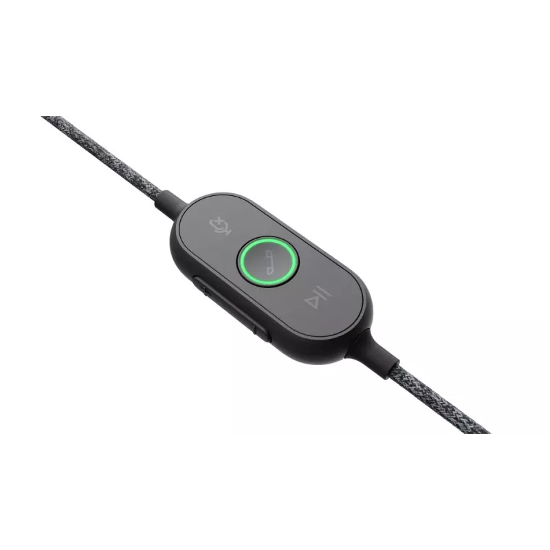 LOGITECH Zone Wired – ausinės su mikrofonu, USB-C / USB-A, UC Zone, juodos
