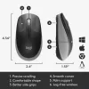 LOGITECH M190 pilno dydžio belaidė pelė, vidutinė pilka