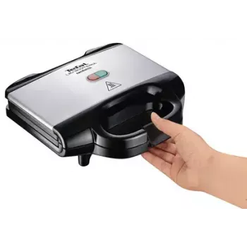 Sumuštinių keptuvė Tefal SM1572, 700 W, kepimo plokštės 230 x 130 mm, nerūdijantis plienas/juoda