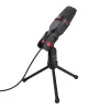Trust GXT 212 Black, Red stalinis USB mikrofonas ant trikojo