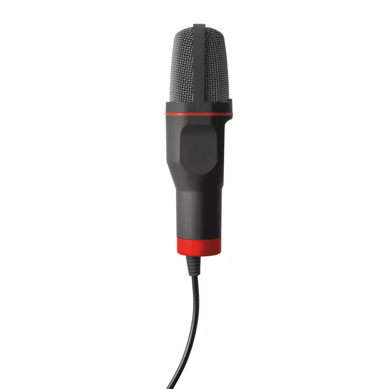 Trust GXT 212 Black, Red stalinis USB mikrofonas ant trikojo