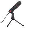 Trust GXT 212 Black, Red stalinis USB mikrofonas ant trikojo