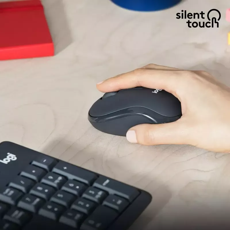 Logitech MK295 tylus belaidis rinkinys klaviatūra ir pelė RF belaidis QWERTY US International juoda