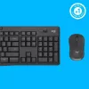 Logitech MK295 tylus belaidis rinkinys klaviatūra ir pelė RF belaidis QWERTY US International juoda
