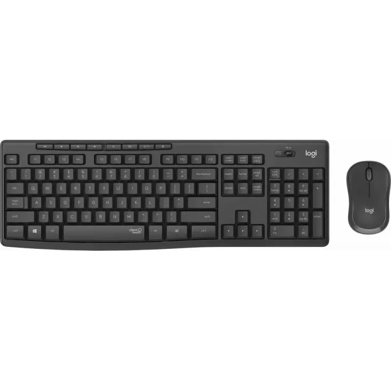 Logitech MK295 tylus belaidis rinkinys klaviatūra ir pelė RF belaidis QWERTY US International juoda