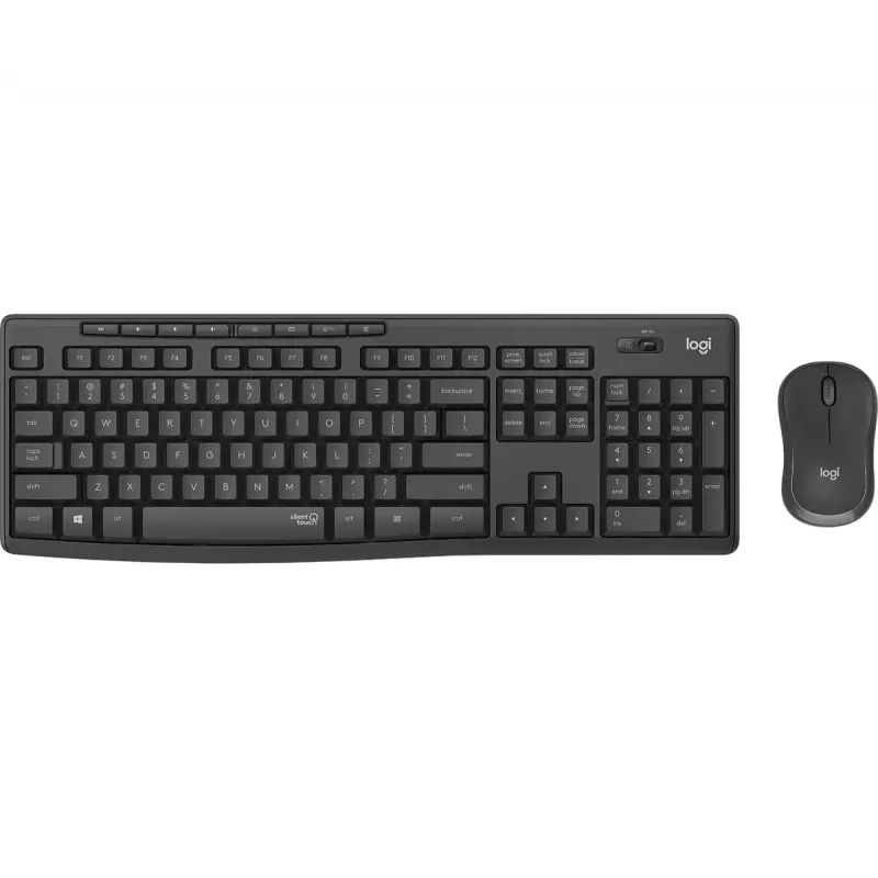 Logitech MK295 tylus belaidis rinkinys klaviatūra ir pelė RF belaidis QWERTY US International juoda