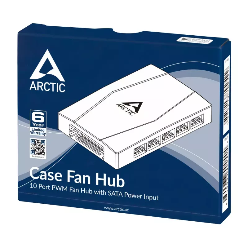 Ventiliatorių šakotuvas ARCTIC ACFAN00175A 10 prievadų PWM su SATA maitinimu
