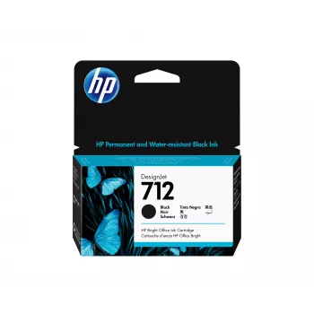 HP 712 38 ml juoda DesignJet rašalo kasetė
