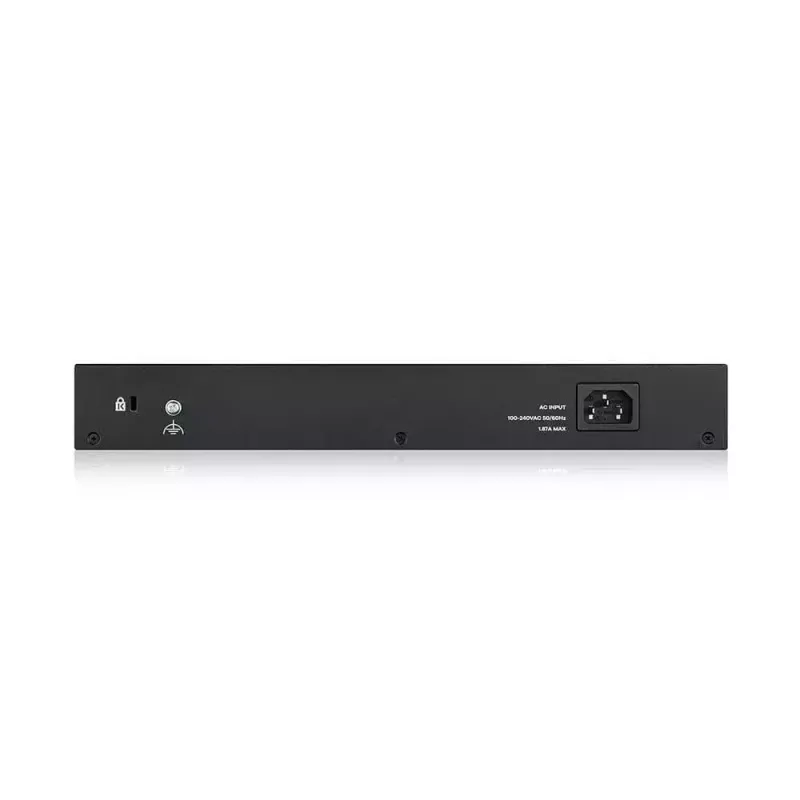 Zyxel GS1900-24EP valdomas L2 Gigabit Ethernet jungiklis su PoE, 24 prievadai, juodas
