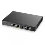Zyxel GS1900-24EP valdomas L2 Gigabit Ethernet jungiklis su PoE, 24 prievadai, juodas