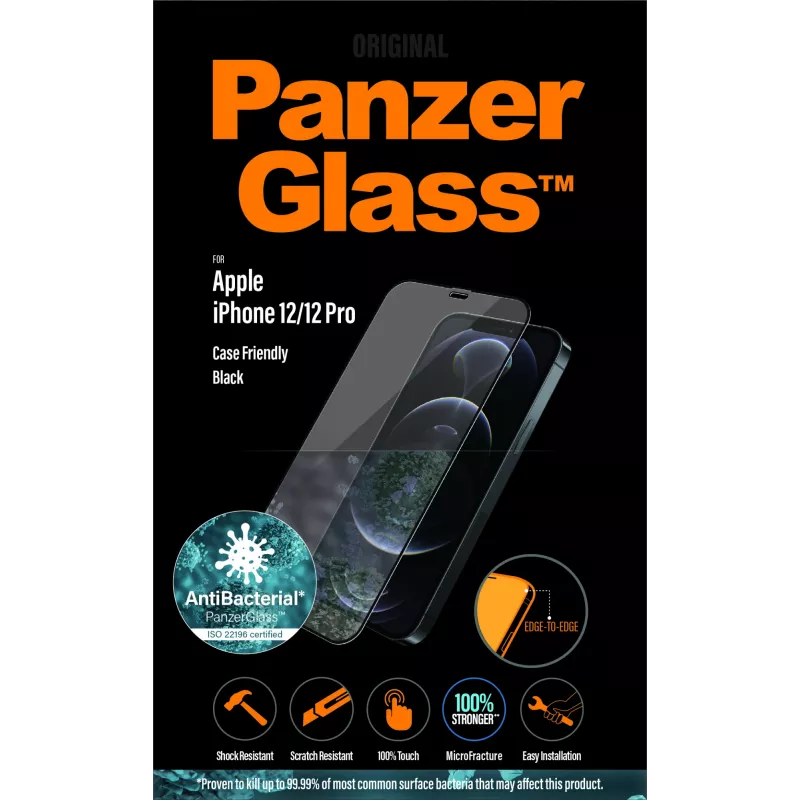 PanzerGlass ® Screen Protector iPhone 12 | 12 Pro | Edge-to-Edge