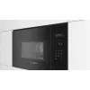 Įmontuojama solo mikrobangų krosnelė Bosch Serie 6 BFL524MB0 – 800 W, 20 L, grilis, lietiminis ir sukamasis valdymas, juoda