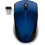 HP Wireless Mouse 220 (Lumiere Blue), ambidekstrinė, belaidė RF, mėlyna