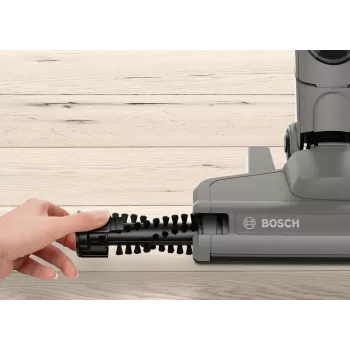 Bosch Serie 2 BBHF214G 2-in-1 lazdelinis dulkių siurblys / elektrinis šepetys, akumuliatorinis, sausam valymui, be maišelio, pilka