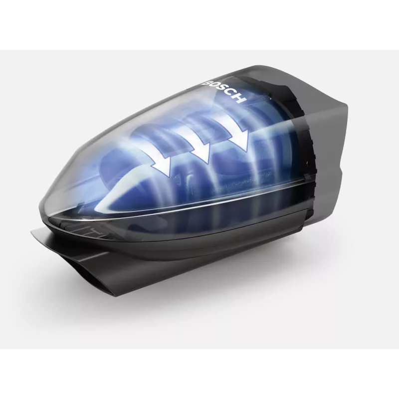 Bosch Serie 2 BBHF214G 2-in-1 lazdelinis dulkių siurblys / elektrinis šepetys, akumuliatorinis, sausam valymui, be maišelio, pilka