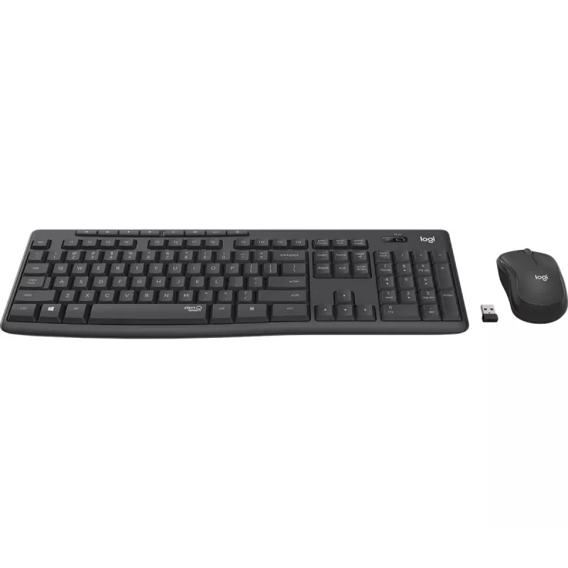 LOGITECH MK295 Silent Wireless Combo Graphite QWERTY Suomalainen