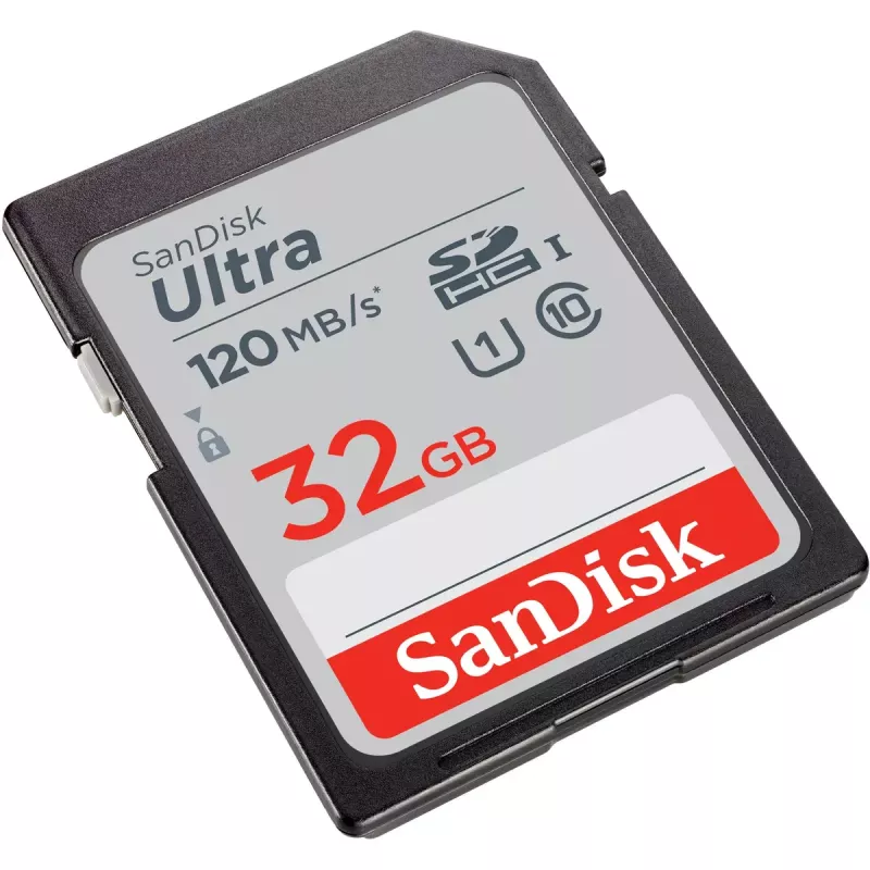 WESTERN DIGITAL SanDisk Ultra 32GB SDHC atminties kortelė Class 10 UHS-I 120MB/s (SDSDUN4-032G-GN6IN)
