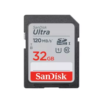 WESTERN DIGITAL SanDisk Ultra 32GB SDHC atminties kortelė Class 10 UHS-I 120MB/s (SDSDUN4-032G-GN6IN)