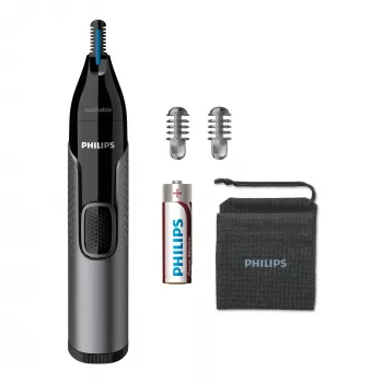 „Philips 3000 Series“ nosies plaukų kirpimo mašinėlė NT3650/16 – plaunama, su 2 šukomis