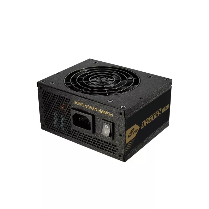FSP DAGGER PRO 650W maitinimo blokas SFX SFX3.3 Juodas, 650 W, 100 - 240 V, 50 - 60 Hz, 10 A, 5 A, 120 W