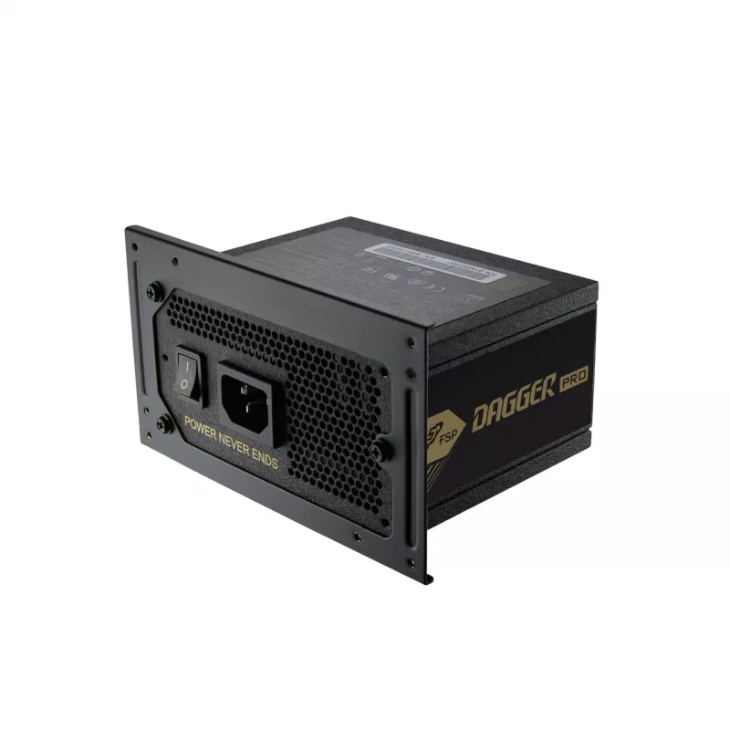 FSP DAGGER PRO 650W maitinimo blokas SFX SFX3.3 Juodas, 650 W, 100 - 240 V, 50 - 60 Hz, 10 A, 5 A, 120 W