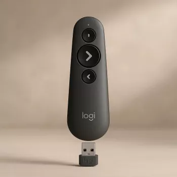 LOGITECH R500s lazerinis pristatymo nuotolinio valdymo pultas grafitas