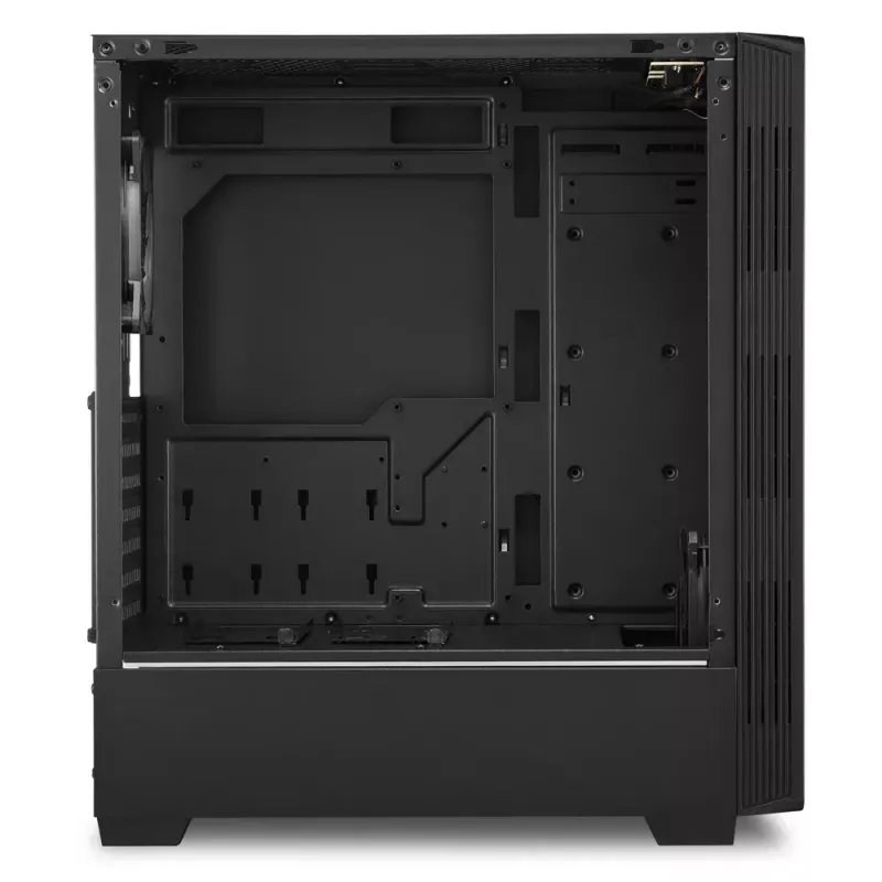 Korpusas PC Sharkoon RGB LIT 100 Midi Tower Juodas