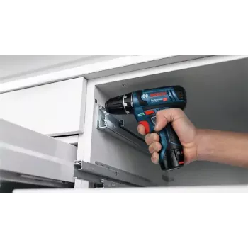 Bosch Akumuliatorinis sraigtasukis 12 V Li-Ion 1300 RPM Juoda, Mėlyna, Raudona