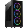 PC korpusas Inter-Tech C-303 Mirror Full Tower juodas