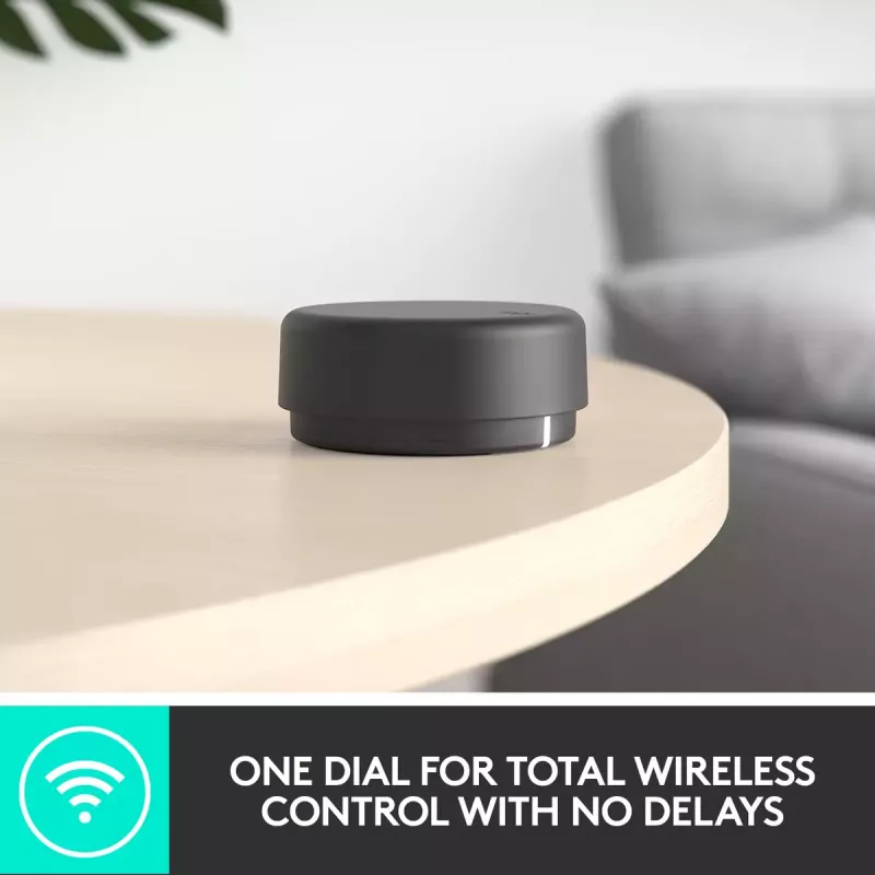 LOGITECH Z407 belaidžiai Bluetooth garsiakalbiai kompiuteriui su žemų dažnių garsiakalbiu ir belaidžiu valdymo ratuku