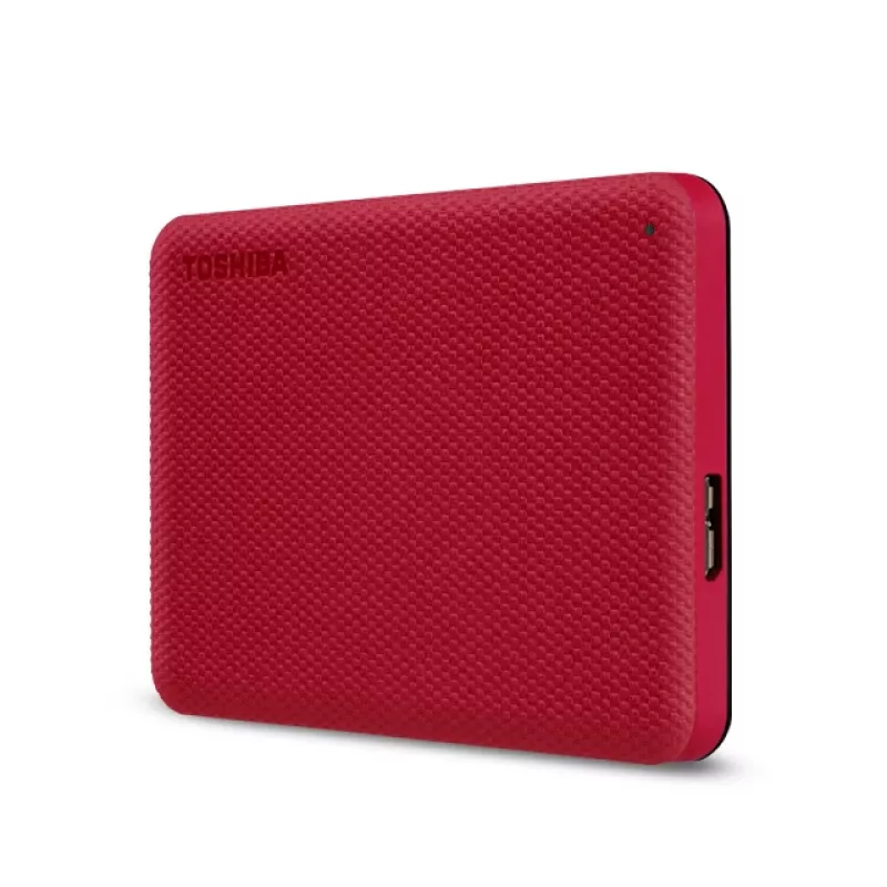TOSHIBA Išorinis kietasis diskas Canvio Advanced 2,5 col. 4TB USB 3.2 Gen 1 Raudonas