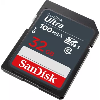 WESTERN DIGITAL SanDisk Ultra 32GB SDHC atminties kortelė 100MB/s (SDSDUNR-032G-GN3IN)