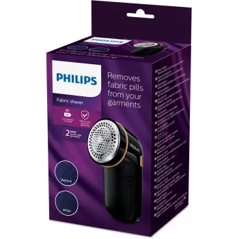 Philips GC026/80 audinių skutiklis, juodas, šarminė AA baterija, 123 mm x 80 mm x 58 mm
