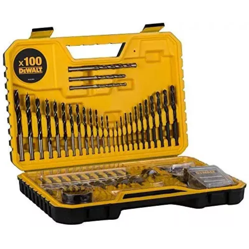 DeWALT DT71563 antgalių, grąžtų ir vainikinių grąžtų rinkinys, 100 vnt.