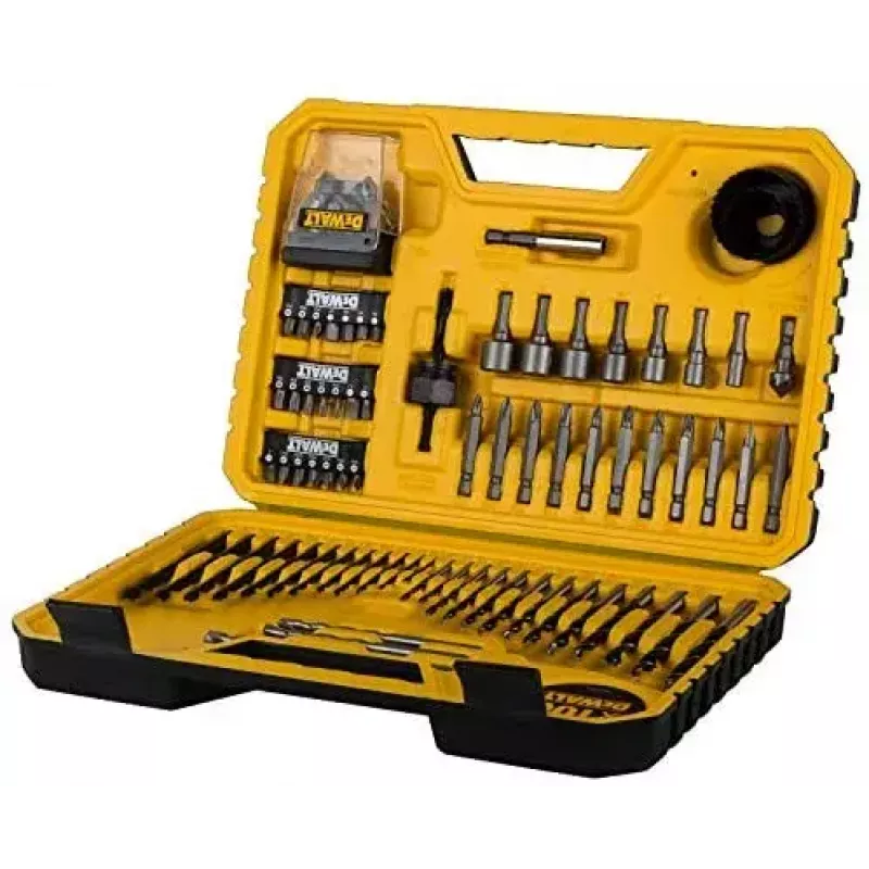 DeWALT DT71563 antgalių, grąžtų ir vainikinių grąžtų rinkinys, 100 vnt.