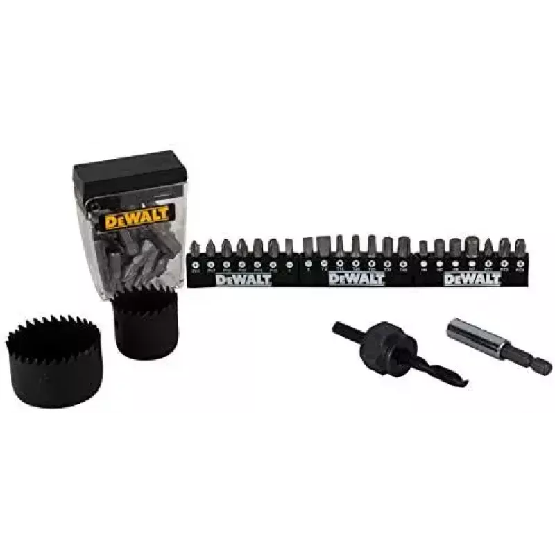 DeWALT DT71563 antgalių, grąžtų ir vainikinių grąžtų rinkinys, 100 vnt.