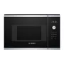 Įmontuojama mikrobangų krosnelė Bosch Serie 6 BFL524MS0 — 800 W, 20 L, liečiamas valdymas, nerūdijantis plienas/juoda