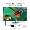 CLUB3D CAC-1302 vaizdo kabelio adapteris 0,5 m HDMI A tipo (standartinis) – VGA (D-Sub) juodas
