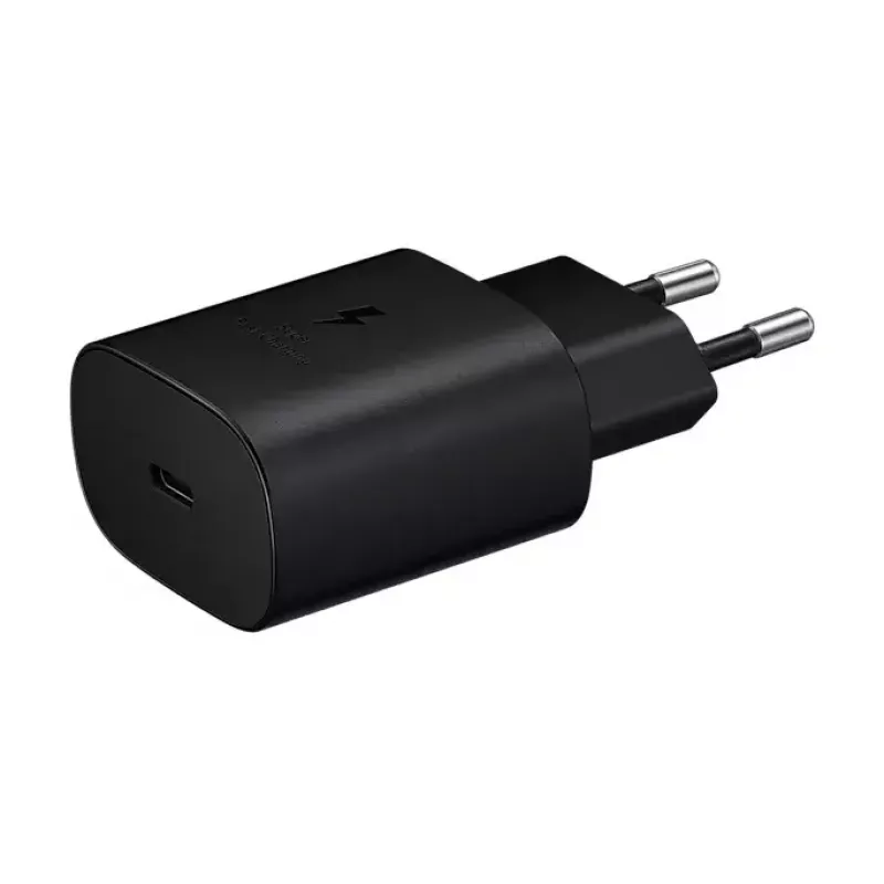 Samsung EP-TA800NBEGEU sieninis įkroviklis 25W USB-C juodas