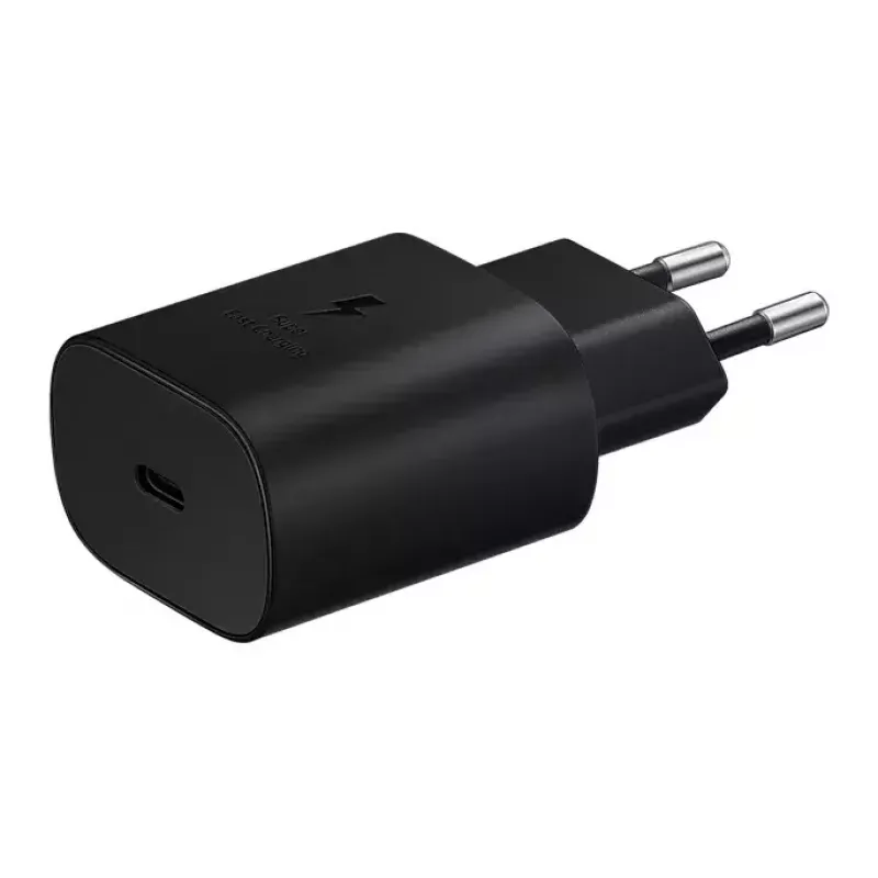 Samsung EP-TA800NBEGEU sieninis įkroviklis 25W USB-C juodas