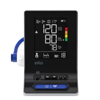 Braun ExactFit 3 automatinis viršutinės peties kraujospūdžio matuoklis, 2 vartotojai