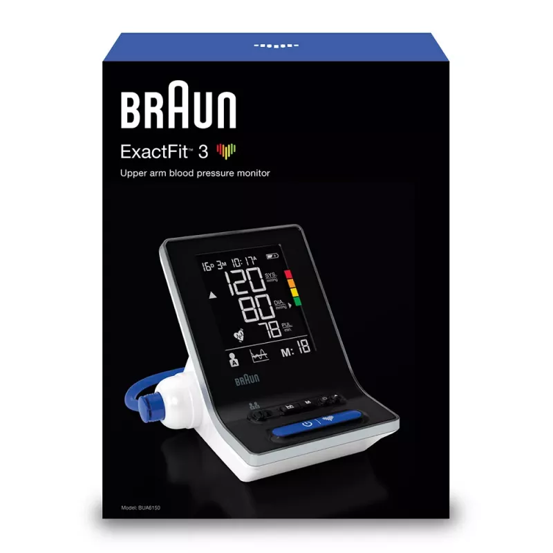 Braun ExactFit 3 automatinis viršutinės peties kraujospūdžio matuoklis, 2 vartotojai