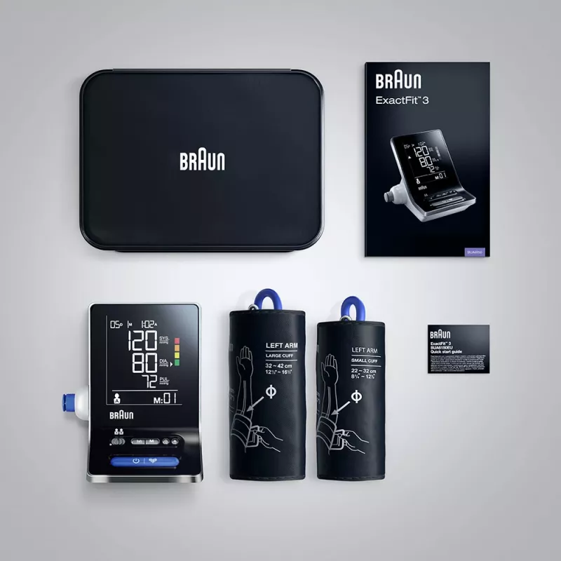 Braun ExactFit 3 automatinis viršutinės peties kraujospūdžio matuoklis, 2 vartotojai
