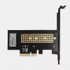 AXAGON ECO PCEM2-N PCI-E NVMe M.2 adapteris vidinis PCI-Express x4, skirtas NVMe M.2 SSD disko prijungimui prie kompiuterio