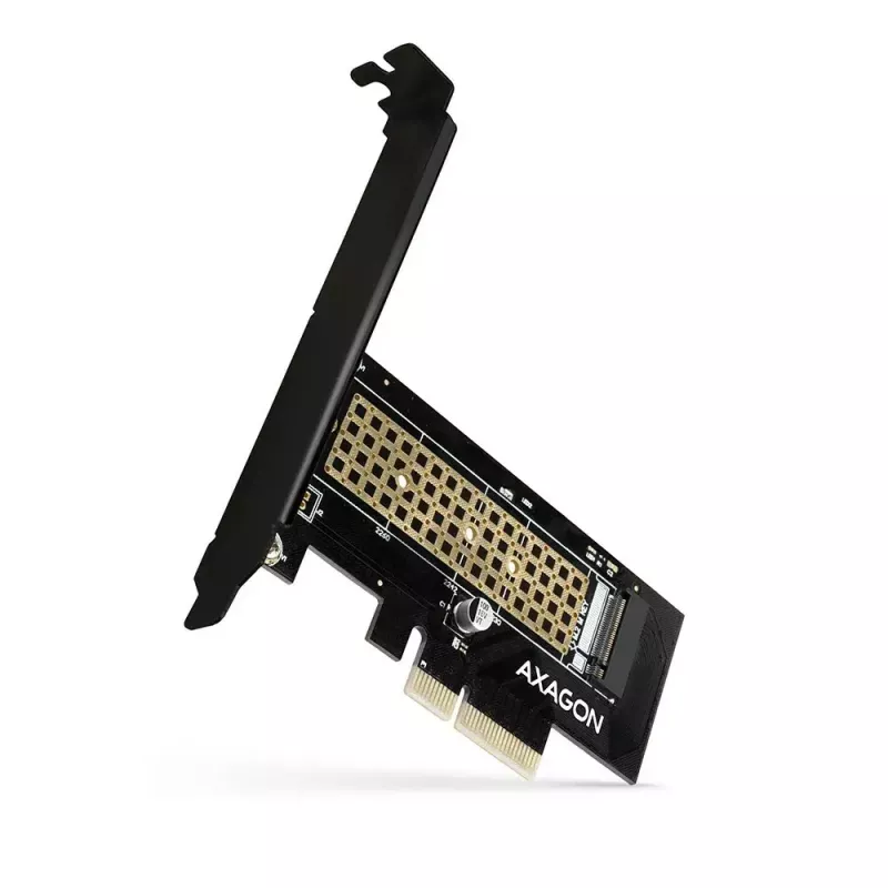 AXAGON ECO PCEM2-N PCI-E NVMe M.2 adapteris vidinis PCI-Express x4, skirtas NVMe M.2 SSD disko prijungimui prie kompiuterio
