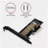 AXAGON ECO PCEM2-N PCI-E NVMe M.2 adapteris vidinis PCI-Express x4, skirtas NVMe M.2 SSD disko prijungimui prie kompiuterio