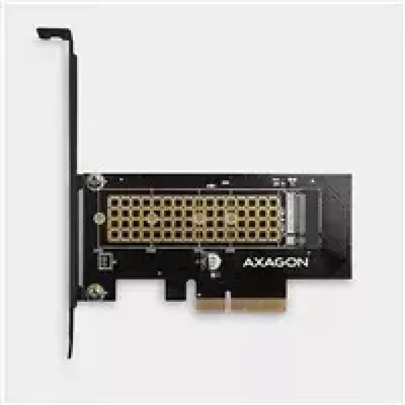 AXAGON ECO PCEM2-N PCI-E NVMe M.2 adapteris vidinis PCI-Express x4, skirtas NVMe M.2 SSD disko prijungimui prie kompiuterio