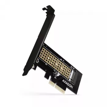 AXAGON ECO PCEM2-N PCI-E NVMe M.2 adapteris vidinis PCI-Express x4, skirtas NVMe M.2 SSD disko prijungimui prie kompiuterio